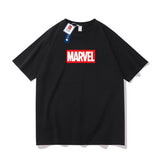 Marvel T Shirt Short Sleeve Iron Man Spider-Man T-shirt Men