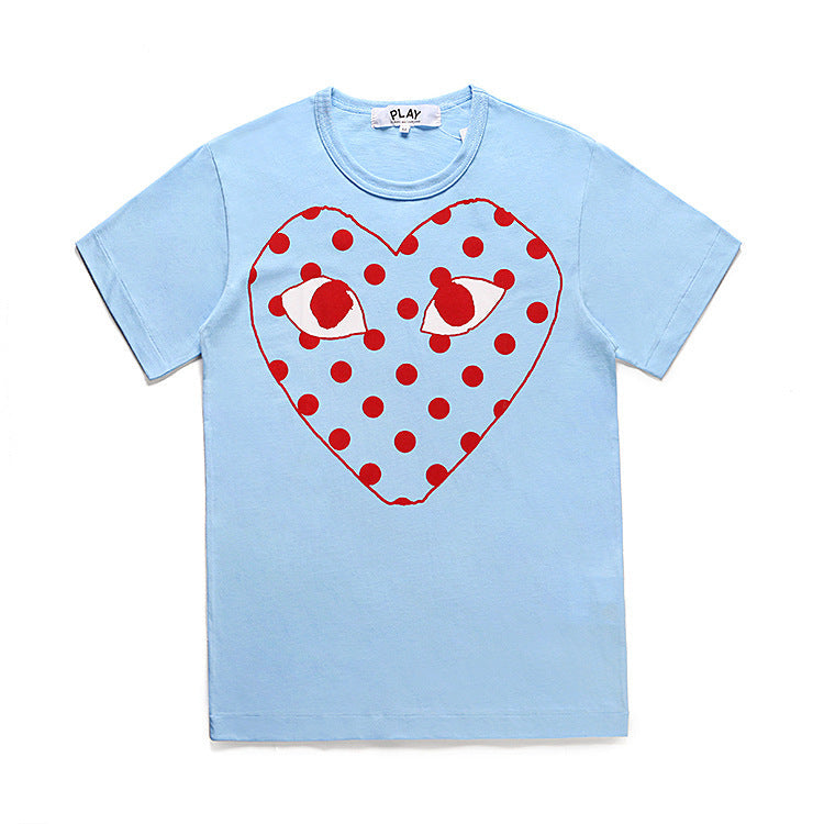 CDG Be Kind T Shirt Short Sleeve T-shirt round Neck Cotton