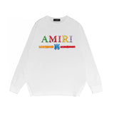 Amiri Long Sleeved Shirt Printed Trendy Pure Cotton