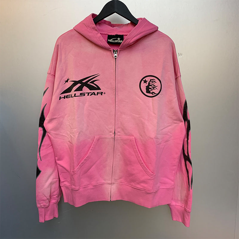 HS Hoodie Retro Printed Loose Autumn and winter