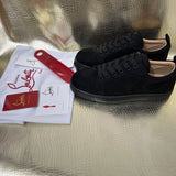 Louboutin-style red bottom shoes european station clmen sneakers men's shoes low-top shoes casualfashion red bottom shoes trendyexporteasiest for match