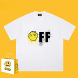 Drew T Shirts Short-Sleeved T-shirt Smiley Face