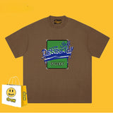 Drew T Shirts Short Sleeve T-shirt Smiley Face Short Sleeve