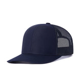 Trendy flat brimmed hat sunshade net hat
