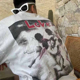 SAINT MICHAEL Vintage T Shirt Love Cupid Short Sleeve