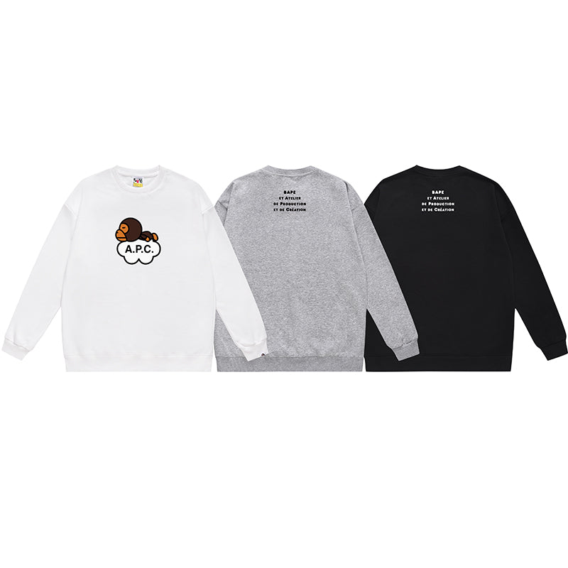 Bathing ape Crew neck sweatshirt