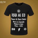 Dsq2 T Shirt Casual Sports Printed Short Sleeve Summer Men