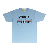 Gallery Dept T Shirt Retro Printed Loose Short-Sleeved Shirt