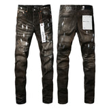 Purple Brand Jeans Pure Cotton High Street Trend #9030