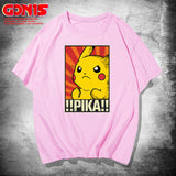 Men and Women Pokemon Pikachu T Shirt Y Detective Pikachu T-shirt