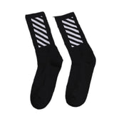 OFF OW whtie Socks XX stripe pattern