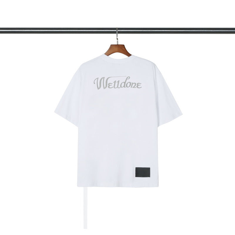 We11 Done T Shirts Loose Youth Letter Printing Men and Women Same Style