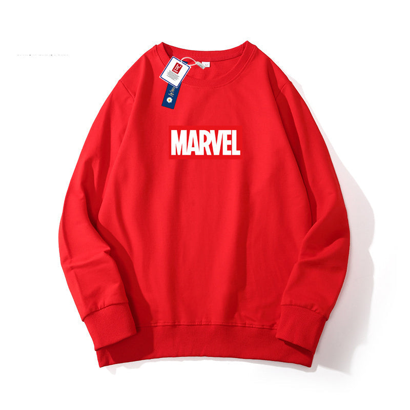 Marvel T Shirt Men's Spring and Autumn Long-Sleeved T-shirt Men's Loose