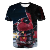 Marvel T Shirt Summer Short Sleeve T-shirt round Neck