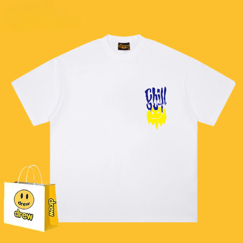 Drew T Shirts High Street Loose Men's Cotton