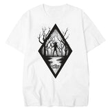 Stranger Things T Shirt Stranger-Things Digital Printed T-shirt round Neck Short Sleeve Men