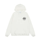 OFF WHITE Hoodie Trendy Street Style Personalized Cotton