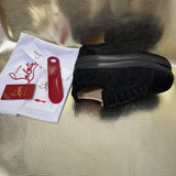 Louboutin-style red bottom shoes european station clmen sneakers men's shoes low-top shoes casualfashion red bottom shoes trendyexporteasiest for match