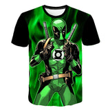 Marvel T Shirt Summer Short Sleeve T-shirt round Neck