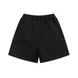 Palm Angels Shorts Flocking Alphabet Stripe Color Match Casual Shorts