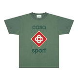 Casablanca T Shirts Fashion Print Street