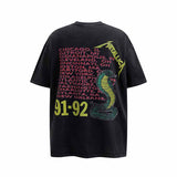 SAINT MICHAEL Vintage T Shirt Vintage Rock Band Short Sleeve