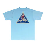 Rhude T Shirts Printed Trendy Pure Cotton