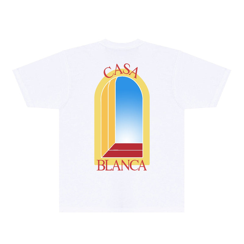 Casablanca T Shirts Fashion Print Street