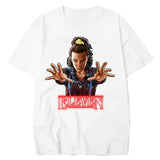 Stranger Things T Shirt Stranger-things-retro-neon Comfortable Loose round Neck