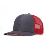 Trendy flat brimmed hat sunshade net hat