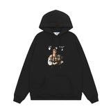 OFF WHITE Hoodie Trendy Street Style Personalized Cotton