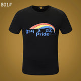 Dsq2 T Shirt Casual Sports Printed Short Sleeve Summer Men