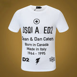 Dsq2 T Shirt Casual Sports Printed Short Sleeve Summer Men