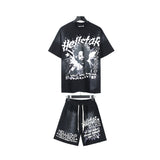 HS T-Shirt And Shorts Two-Piece Set