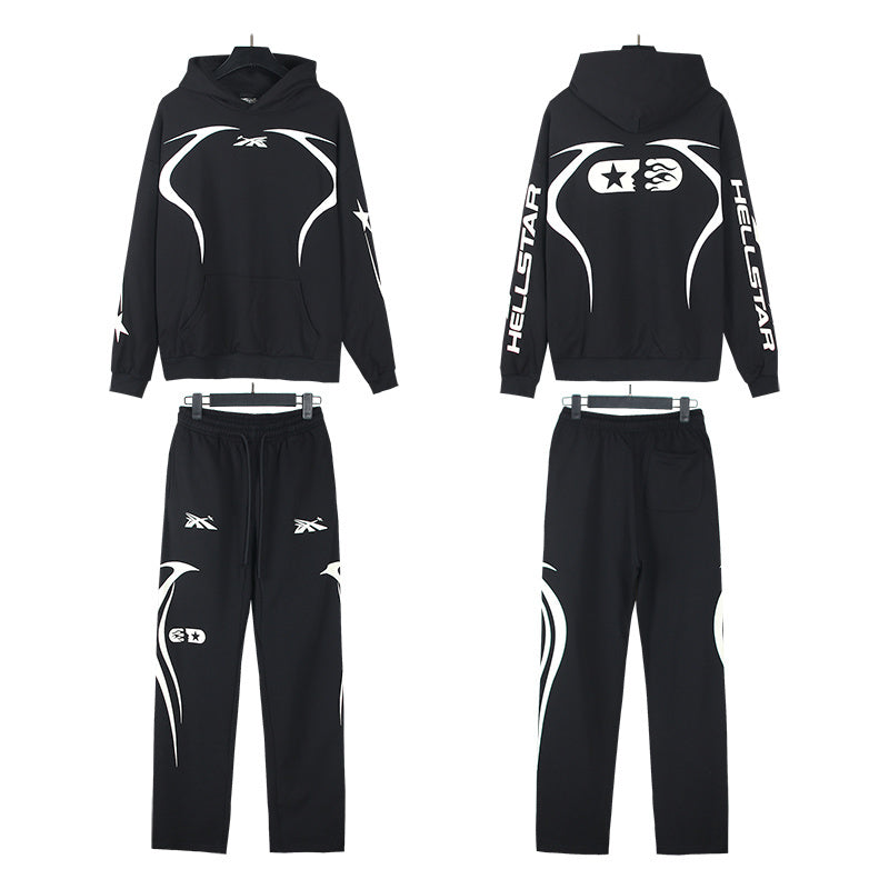 HS Hoodie And Pants Two-Piece Set