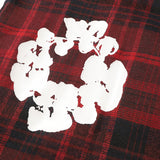 Denim Tears Shirt Kapok Plaid Short Sleeve Shirt