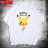 Men and Women Pokemon Pikachu T Shirt Pikachu Short Sleeve T-shirt