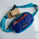 Mens Casual Bags Color Matching Crossbody Breast Bag Fanny Pack