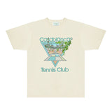 Casablanca T Shirts Fashion Print Street