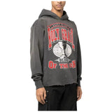 Mens Vintage T-Shirts Saint Michael Washing vintage Loose Hooded Sweater Hoodie