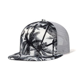 Trendy flat brimmed hat spring summer breathable sunshade