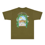 Casablanca T Shirts Fashion Print Street