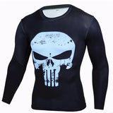 Marvel T Shirt Summer Long-Sleeve Quick Drying Clothes Tights