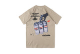 Cpfm T Shirt Printed Short-Sleeved T-shirt Loose round Neck Men