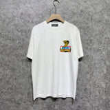 Amiri t shirts king cobra gold printing short sleeve