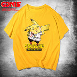 Men and Women Pokemon Pikachu T Shirt Pikachu Joint Name Short Sleeve T-shirt