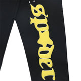Sp5der Sweatpants Cobweb Puff Print Pure Cotton