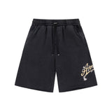 Amiri shorts drawstring slacks alphabet shorts