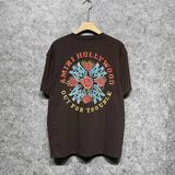 Amiri t shirts floral print short sleeve