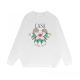 Casablanca Long sleeve T-shirt Fashion Multi-Colour Crew Neck Loose